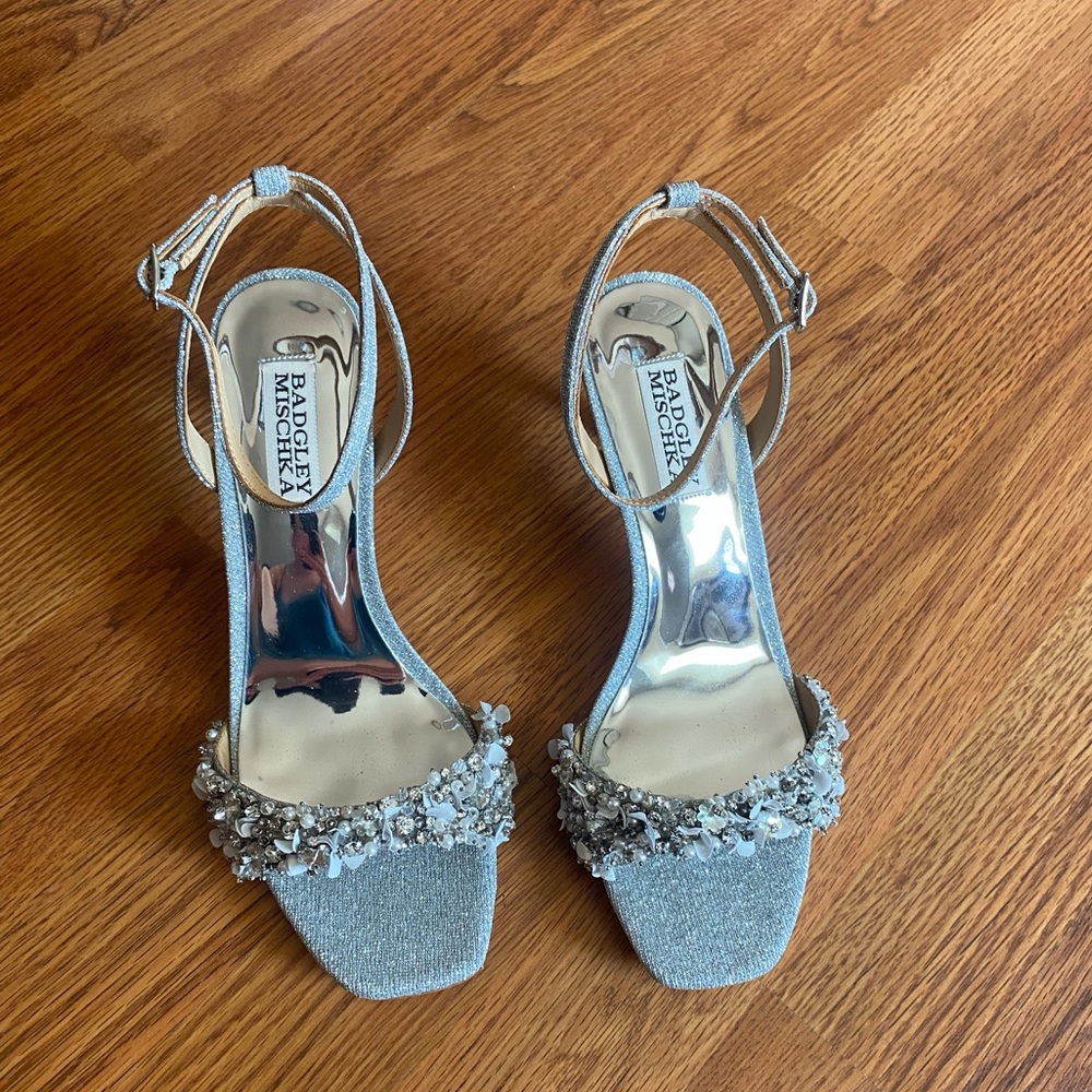 Never worn Badgley Mishka heels